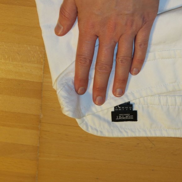 ESPRIT white cotton midi skirt 2/4 XS/S - Picture 2 of 3